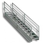 Custom Stainless Steel Stairs 